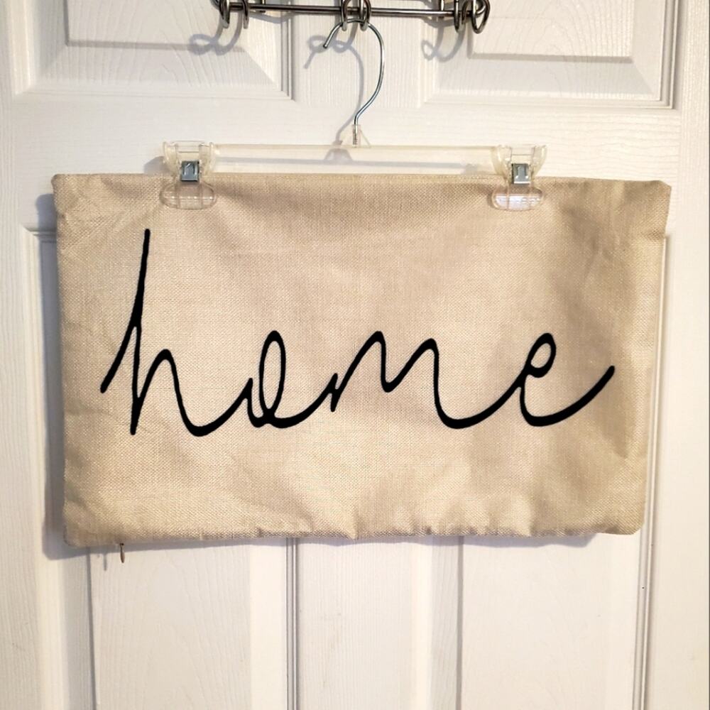 Home accent pillow cover Rectangle Neutral cream color 19x12